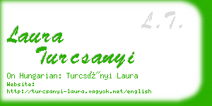 laura turcsanyi business card